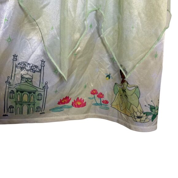 Disney Princess Dress Girl's 3T Green Short Sleeve Tiana - Picture 4 of 9